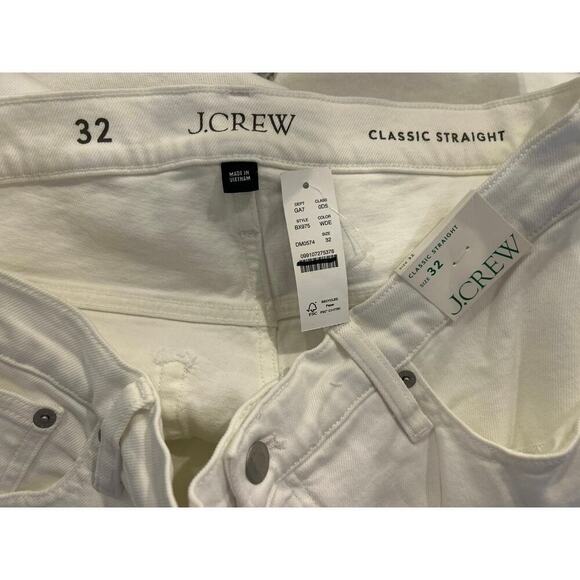 J. Crew Classic straight jean in white size 32 - Picture 6 of 6